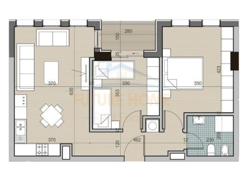 Tirane, shitet apartament 2+1 Kati 1, 90 m² 85.700 € (UNIVERS CITY)