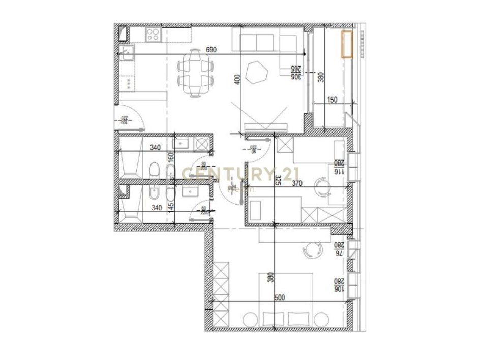 SHESIM, APARTAMENT MODERN 2+1 TEK KOMPLEKSI RIVERSIDE TIRANA‼️Neom96753