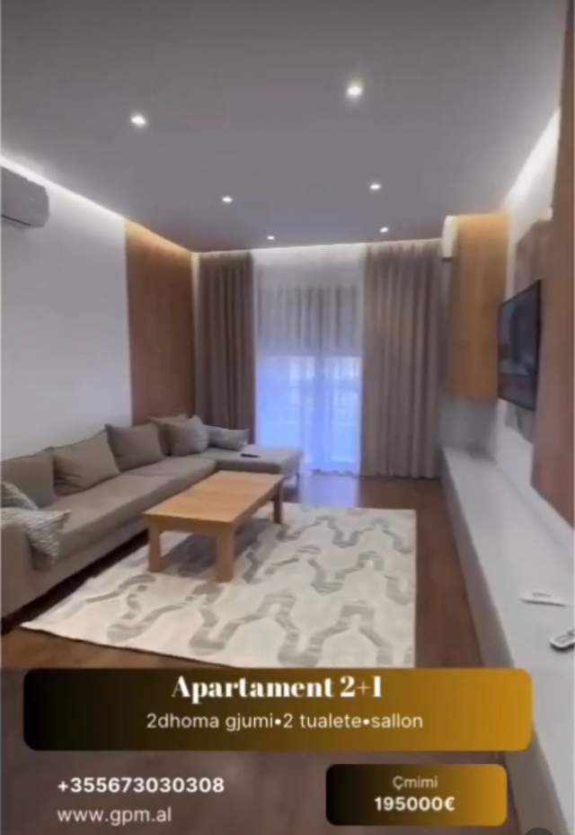 Tirane, shitet apartament 2+1 Kati 5, 117 m² 195.000 Euro tek Oasis Rezidenc ne Unaze