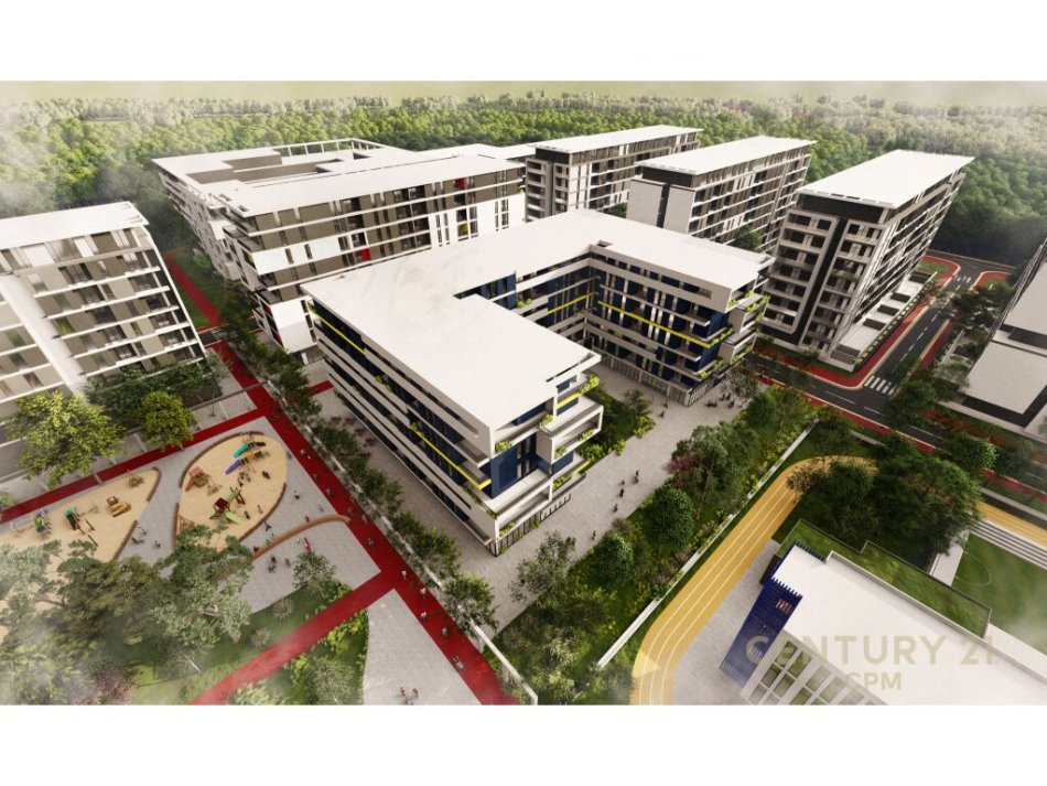 Tirane, shitet apartament 1+1 Kati 4, 65 m² 61.000 € (Univers City)