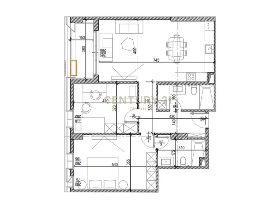 SHITET , APARTAMENT 2+1 TEK KOMPLEKSI RIVERSIDE TIRANA‼️Neom98269