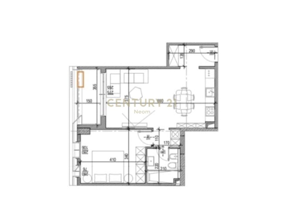 Tirane, shitet apartament 1+1 Kati 4, 79 m² 147.482 € (Ish Parku )