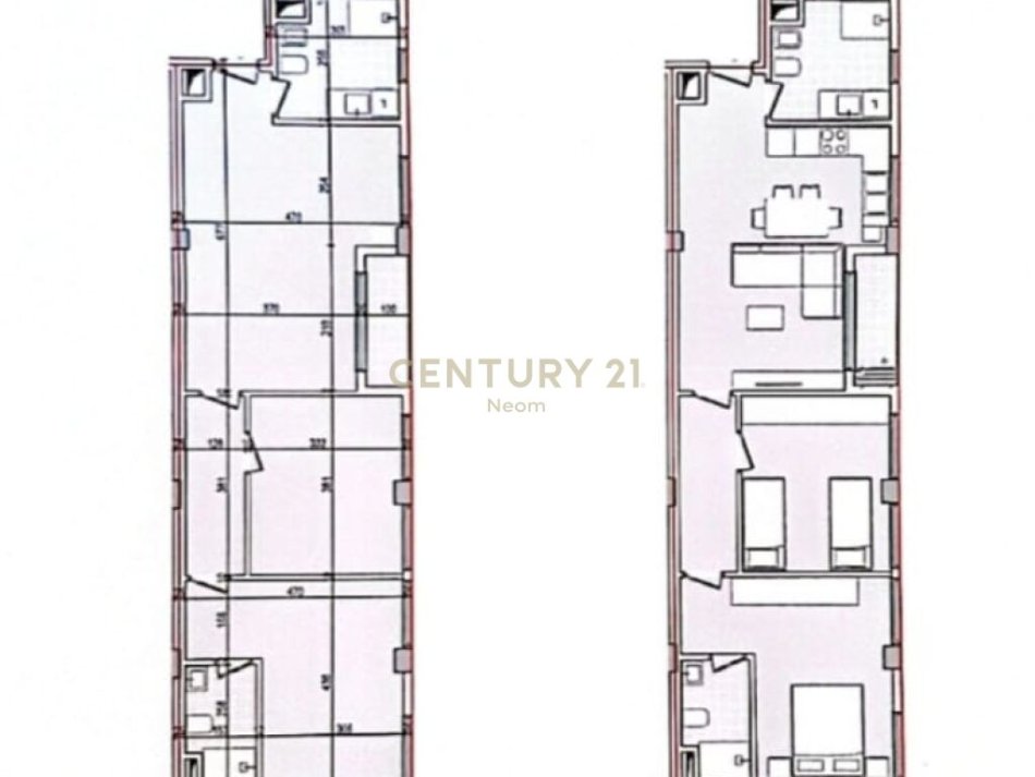 Tirane, shitet apartament 2+1 Kati 7, 99 m² 183.645 € (SHKOLLA E KUQE)