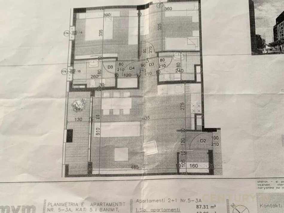 Tirane, jap me qera zyre , 99 m² 750 € (Komuna e Parisit)