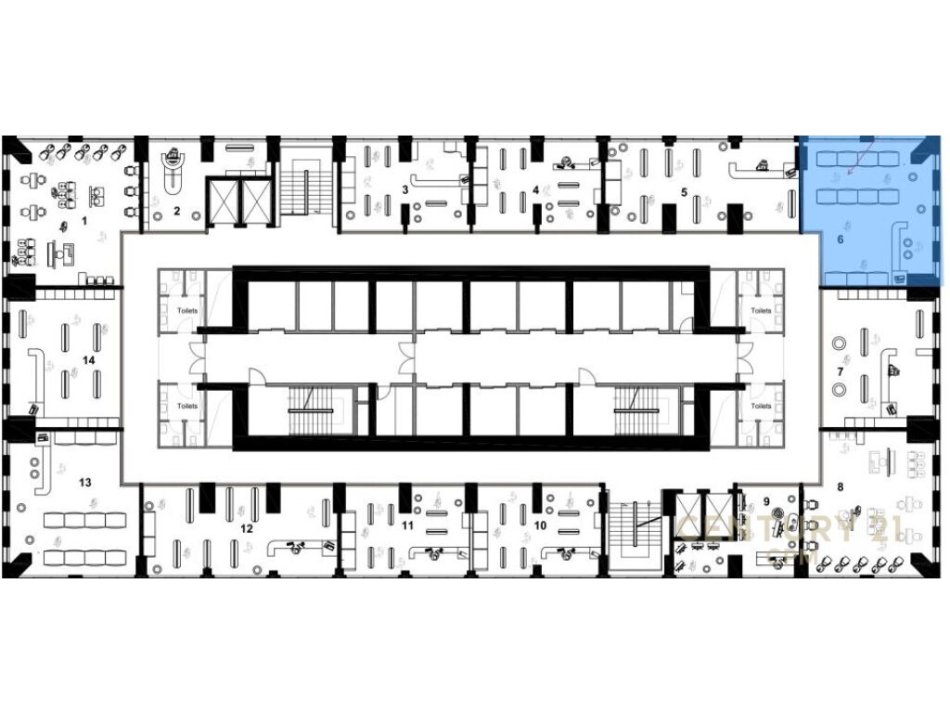 Tirane, jap me qera ambjent biznesi , 119 m² 4.150 € (DOWNTOWN ONE, Rruga e Elbasanit)
