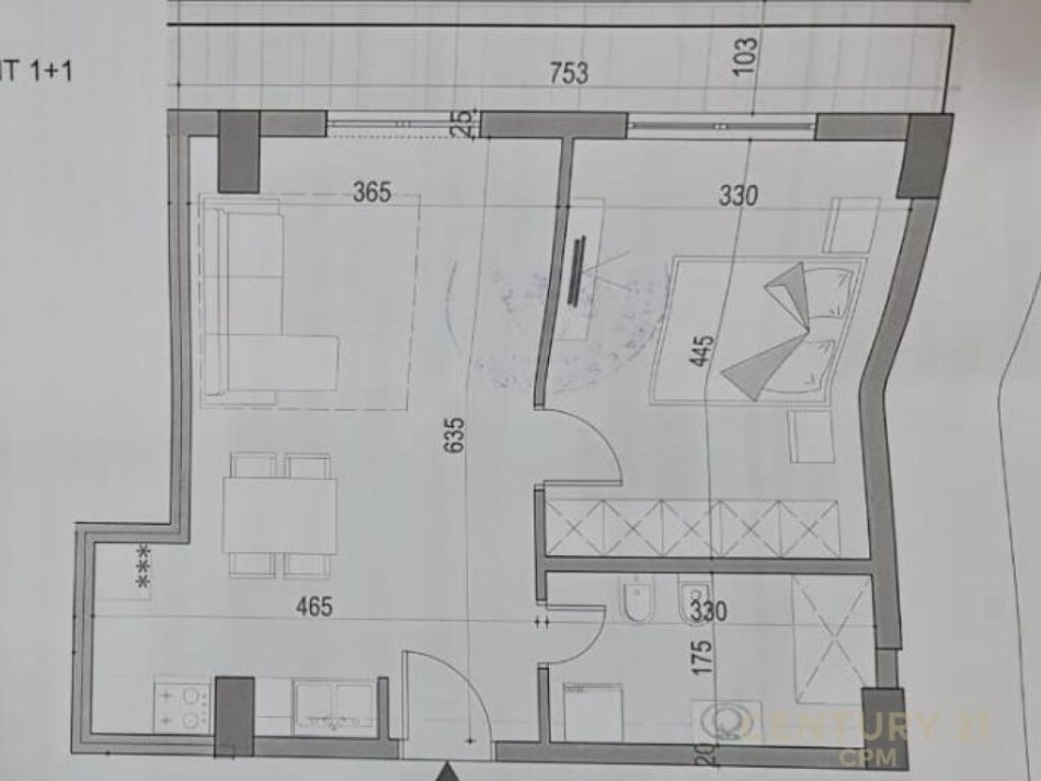 Tirane, shitet apartament 1+1 Kati 8, 71 m² 74.500 € (QTU smart101011)