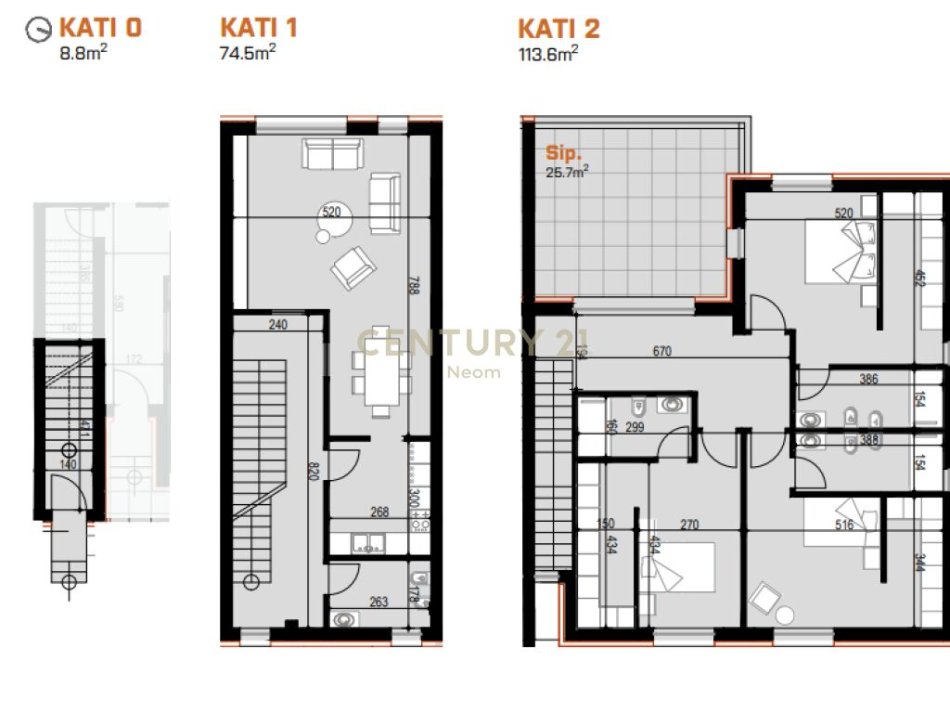 Tirane, shes apartament 3+1 , 223 m² 461.450 € (PICCADILLY RESIDENCE, Qendra Tregtare TEG)