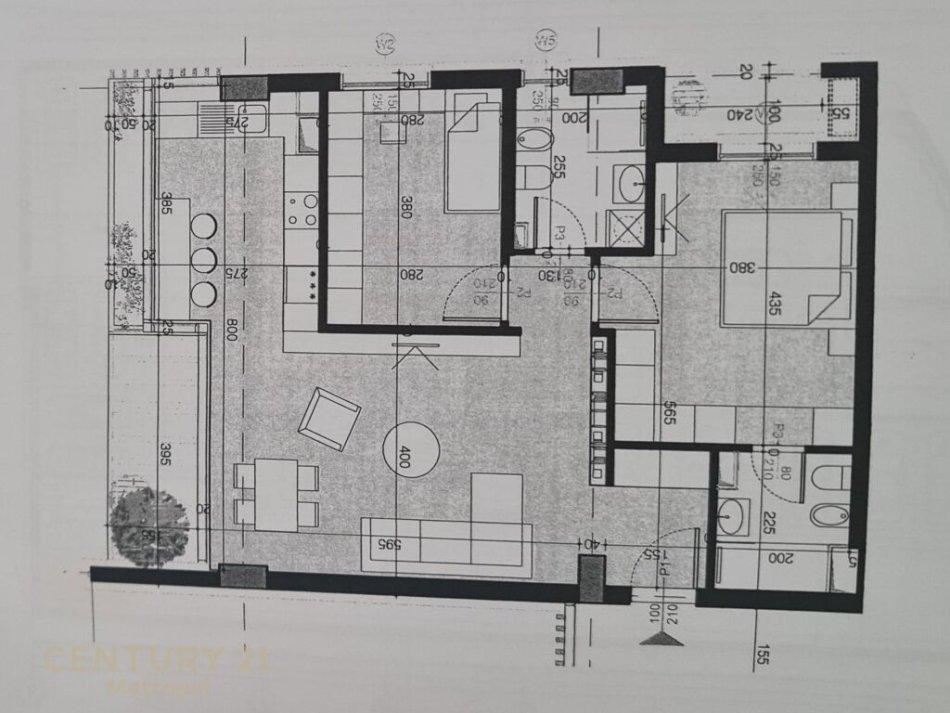 Tirane, shitet apartament 2+1 Kati 4, 120 m² 300.000 € (Liqen i thate)