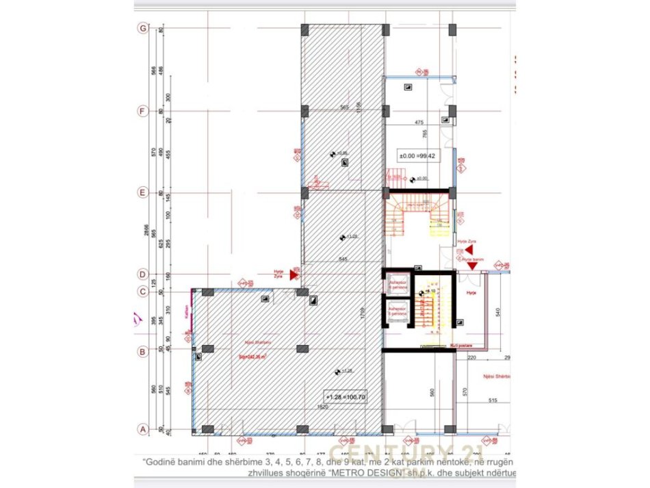 Tirane, jap me qera ambjent biznesi Kati 0, 284 m² 10.000 € (Rr. Moskat, Ish Blloku)