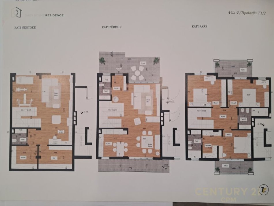 Tirane, shes apartament 3+1+4+ 2 POSTE PARKIMI+VERANDE , 414 m² 563.640 € (Liqeni i Thatë)