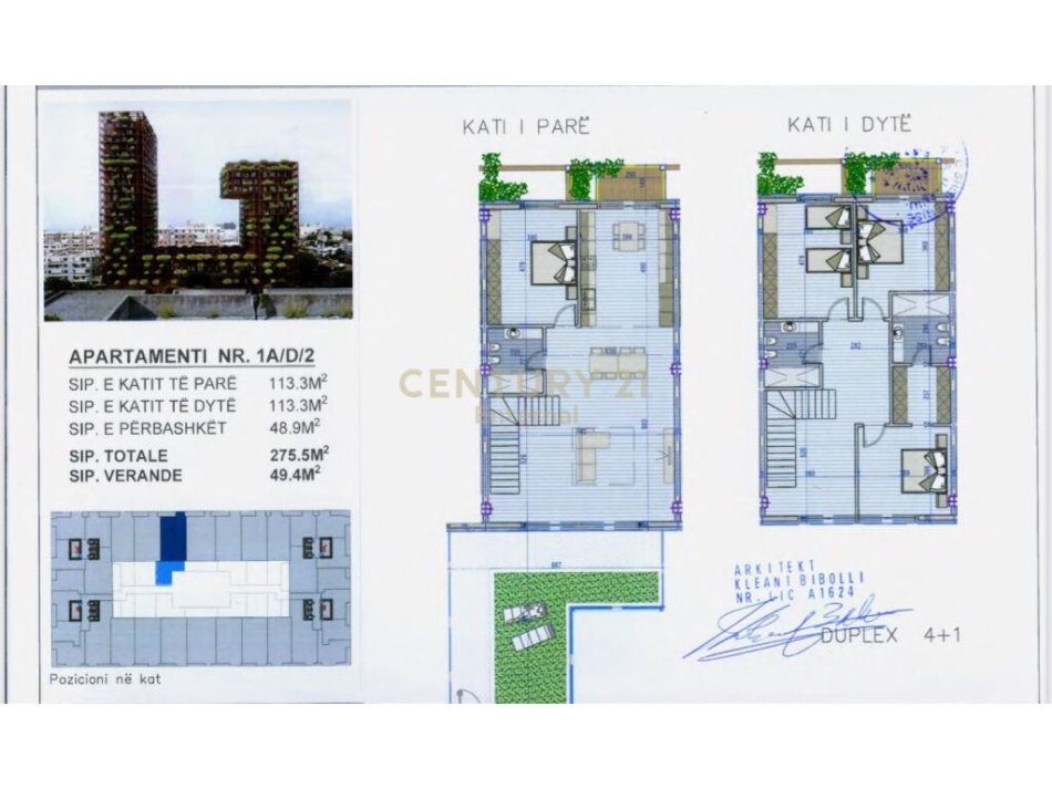 Tirane, jap me qera zyre , 276 m² 3.000 € (Rruga e Kavajës)