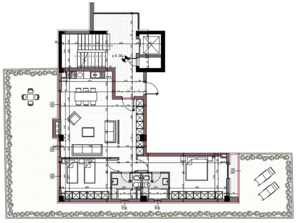 Apartament 2+1+2/2 poste parkimi në shitje,Tulipan Residence