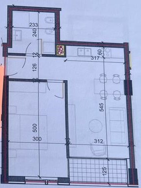 Tirane, shitet 1+1, Kati 8, 60 m² 68,560 € (Shkoze)