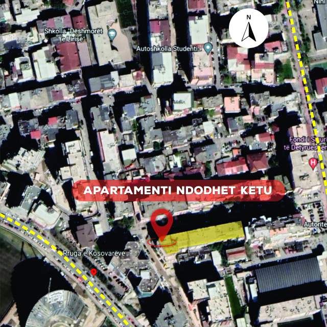 Tirane, jepet me qera apartament  / Kati 1 banim / 75 m² / 650 Euro / Bllok / Rruga Sami Frasheri