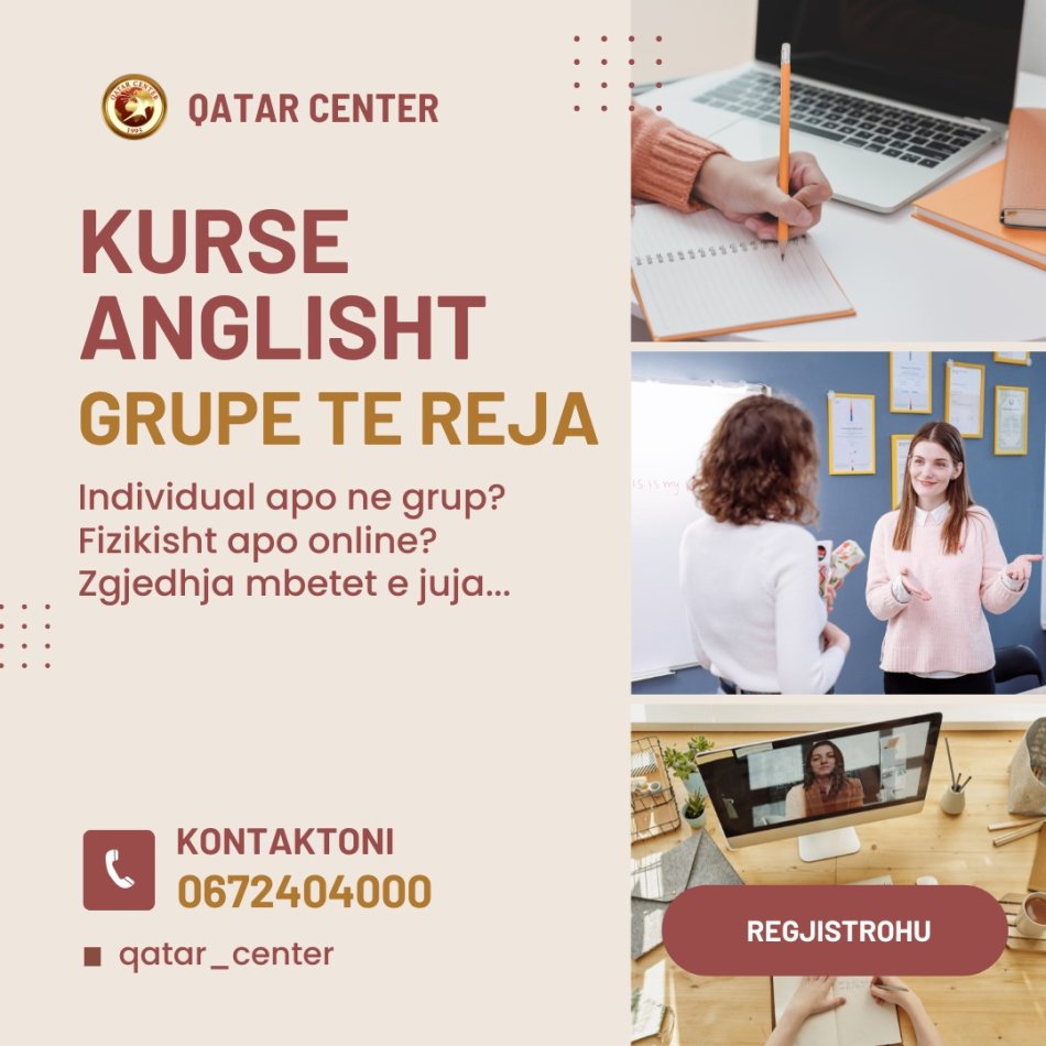 Tirane, kurse gjuhe anglisht Kurse per gjuhen Angleze