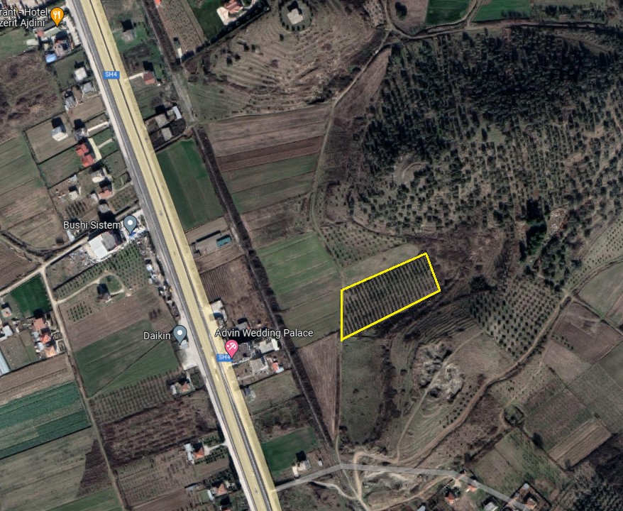 Kavaje, shitet toke , 7.100 m² 67.000 € (Kryeluzaj,Kavaje)