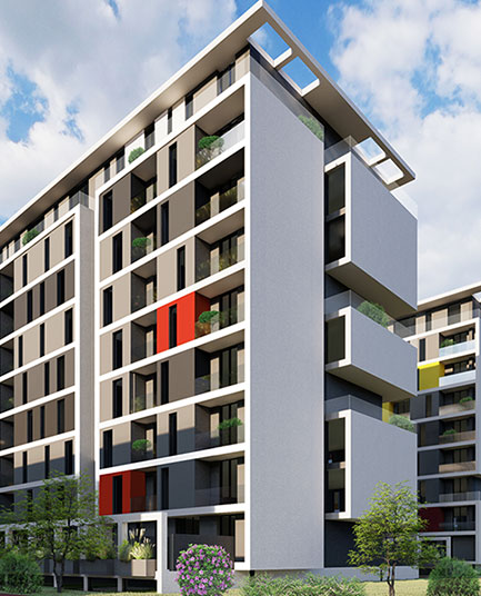 Tirane, shitet apartament 2+1 Kati 4, 103 m² 97000 € (Univers City)