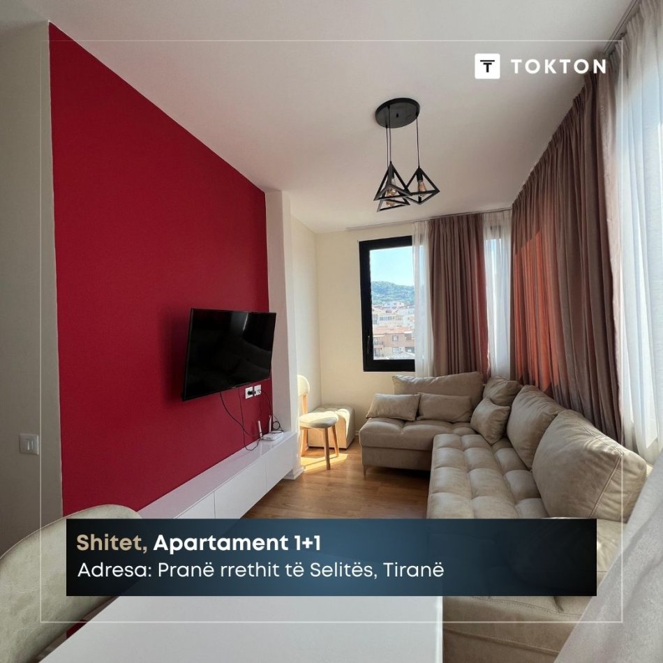Tirane, shitet apartament 1+1 Kati 9, 52 m² 115.000 € (Kodra e Diellit, Tiranë.) TT 1274