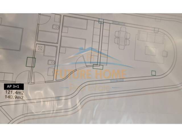 Tirane, shes apartament 3+1+A+BLK Kati 3, 158 m² 193.000 Euro (Liqeni i thate)