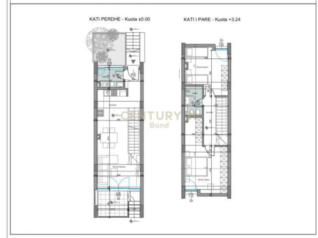 Durres, shitet Vile 2+1+A+BLK Kati 2, 209 m² 230.000 Euro (Hamallaj,Gjiri i Lalzit)