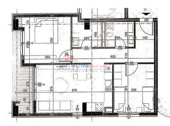 Tirane, shitet apartament 2+1 Kati 3, 
