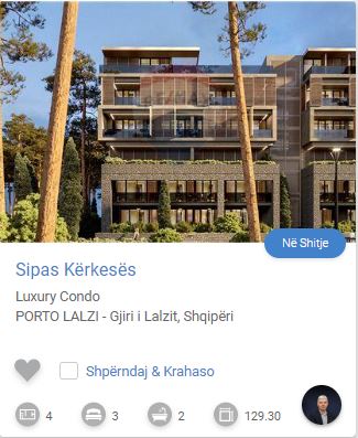 Durres, shitet apartament 3+1+Ballkon , 129 m² 226,275 € (PORTO LALZI DURRES)