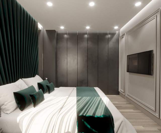 Tirane, jepet me qera apartament 1+1+A+BLK Kati 10, 75 m² 500 Euro (astir)