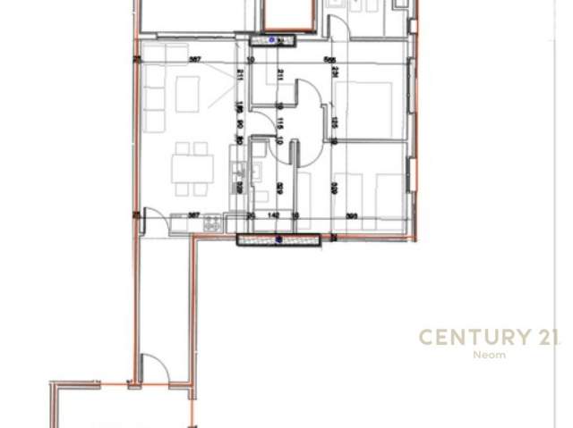 Tirane, shes apartament Kati 2, 114 m² 131.100 Euro (farmacia 10)