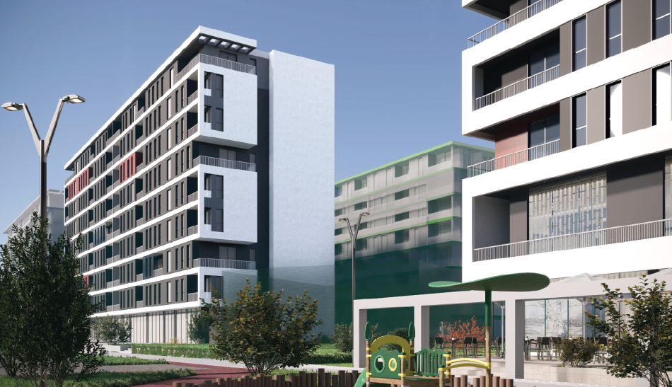 Tirane, shes apartament 2+1+Ballkon Kati 1, 94 m² 93.000 € (Univers City)