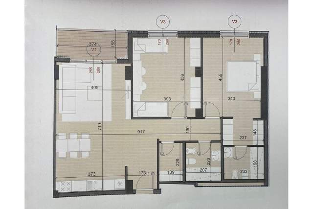Tirane, shitet apartament Kati 2, 125 m² 156.000 Euro (Ali Demi,  Tiranë,  Shqipëri)