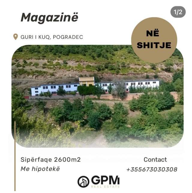 Pogradec, ofert magazine Kati 2, 2.600 m² 250.000 Euro (Guri i Kuq,Pogradec)