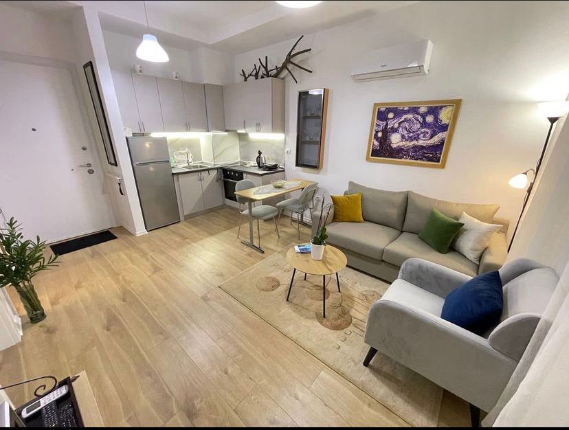 Tirane, jepet me qera apartament 1+1+Ballkon Kati 3, 60 m² 450 € (Rruga siri kodra , kompleksi siri1)