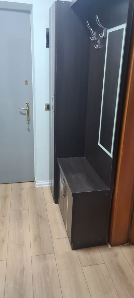 Tirane, jepet me qera apartament 1+1+Ballkon Kati 3, 65 m² 350 € (Ali Demi ,prane azilit te pleqeve)