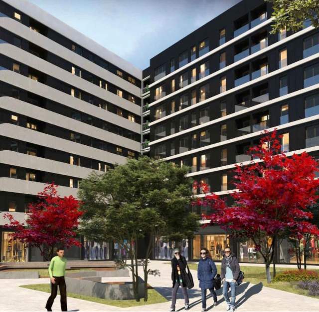 Tirane, shiten apartamente dhe ambjente komerciale (Don Bosko)
