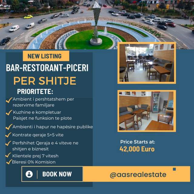 Tirane, shitet ambjent biznesi Kati 0, 55 m² 42.000 Euro (Rruga Durresit)
