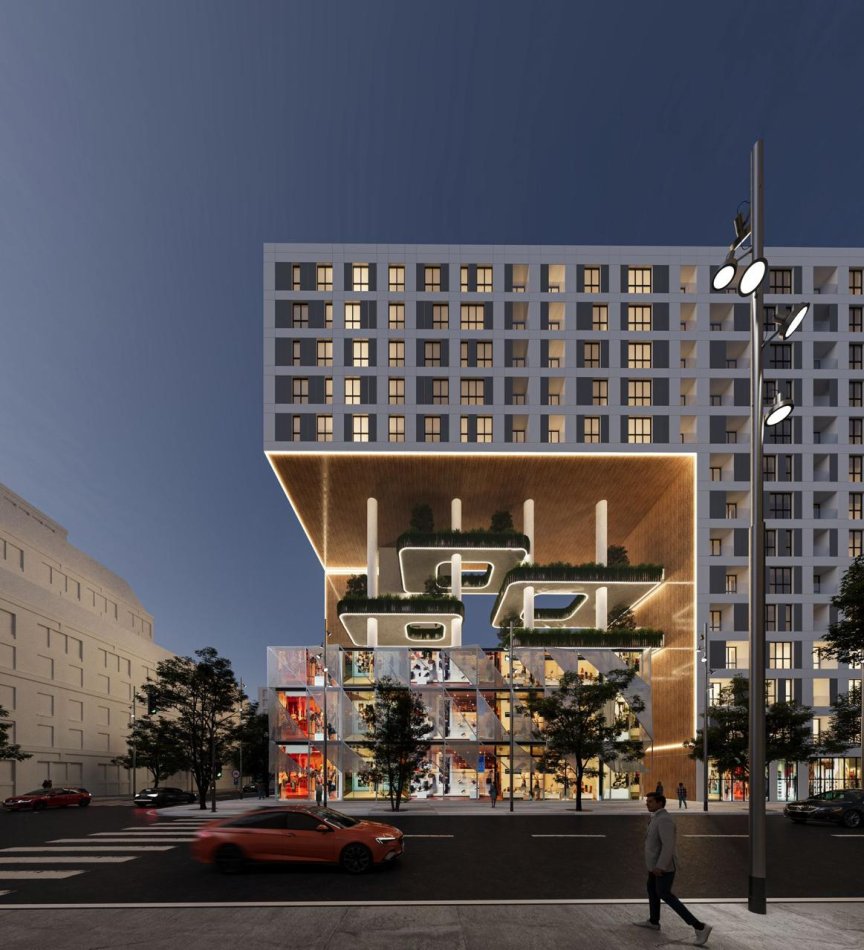 Tirane, shitet apartament 2+1 Kati 5, 103 m²  (Bulevardi i Ri, KOMPLEKSI SAN PAOLO Bulevard)