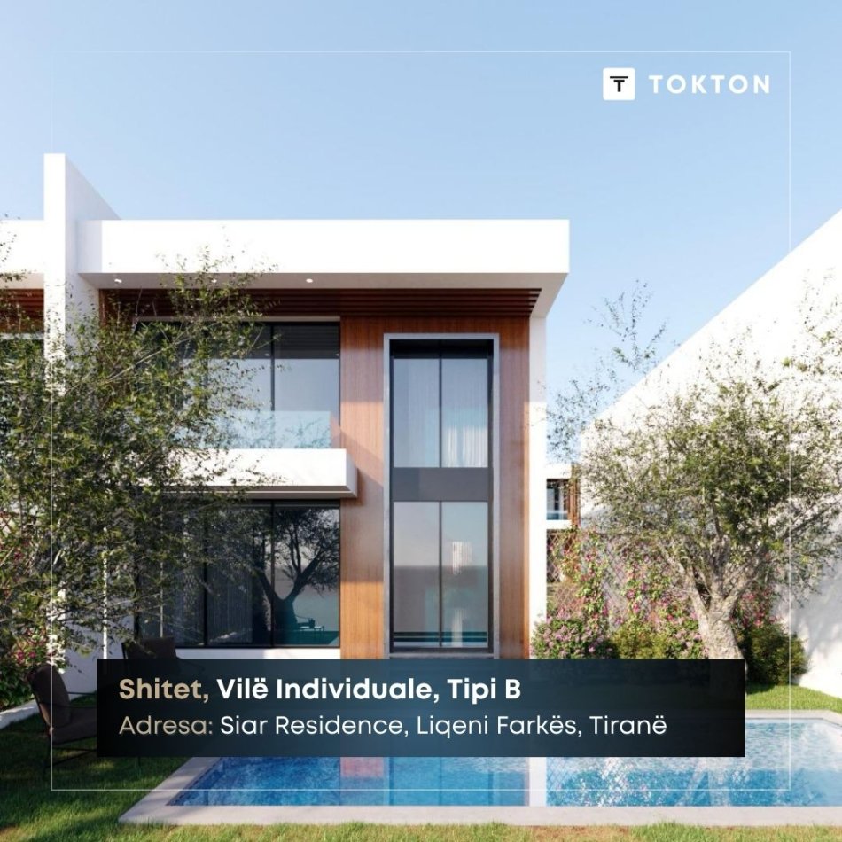 Tirane, shitet Vile 4+1 Kati 2, 1.462 m² (SIAR REZIDENCE ,Liqeni Farkës, Tiranë.), TT 1263