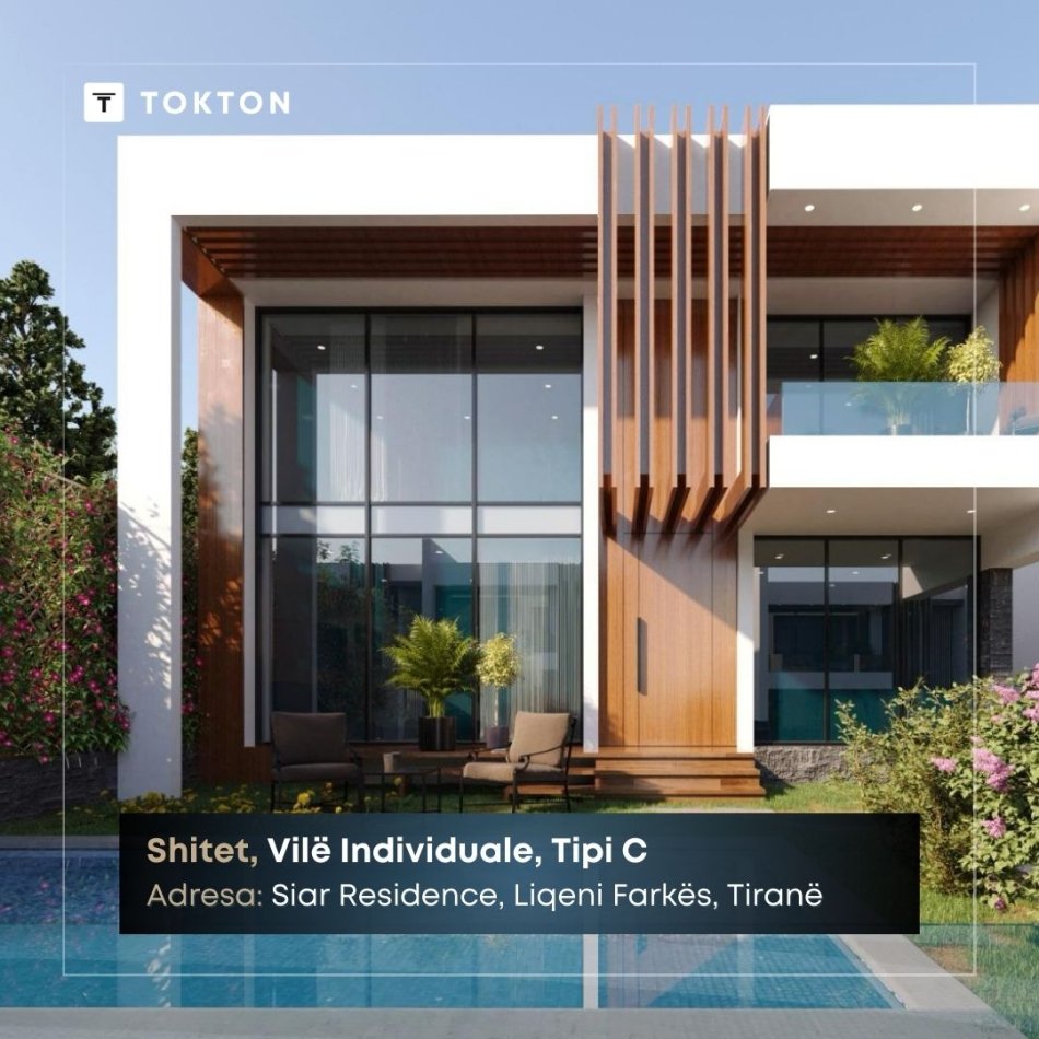 Tirane, shitet Vile 4+1 Kati 2, 1.500 m² (SIAR REZIDENCE ,Liqeni Farkës, Tiranë.), TT 1277