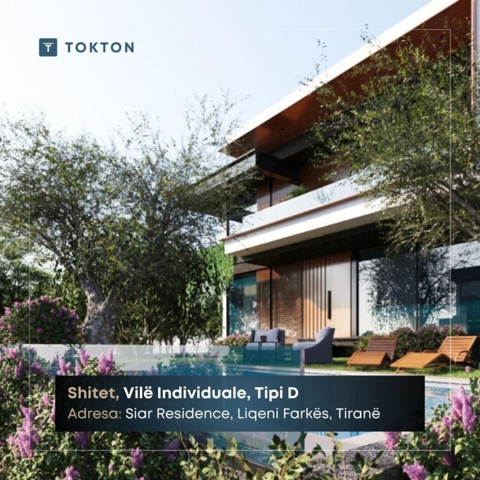 Tirane, shitet Vile 4+1 Kati 2, 1.705 m² (SIAR REZIDENCE ,Liqeni Farkës, Tiranë.), TT 1276
