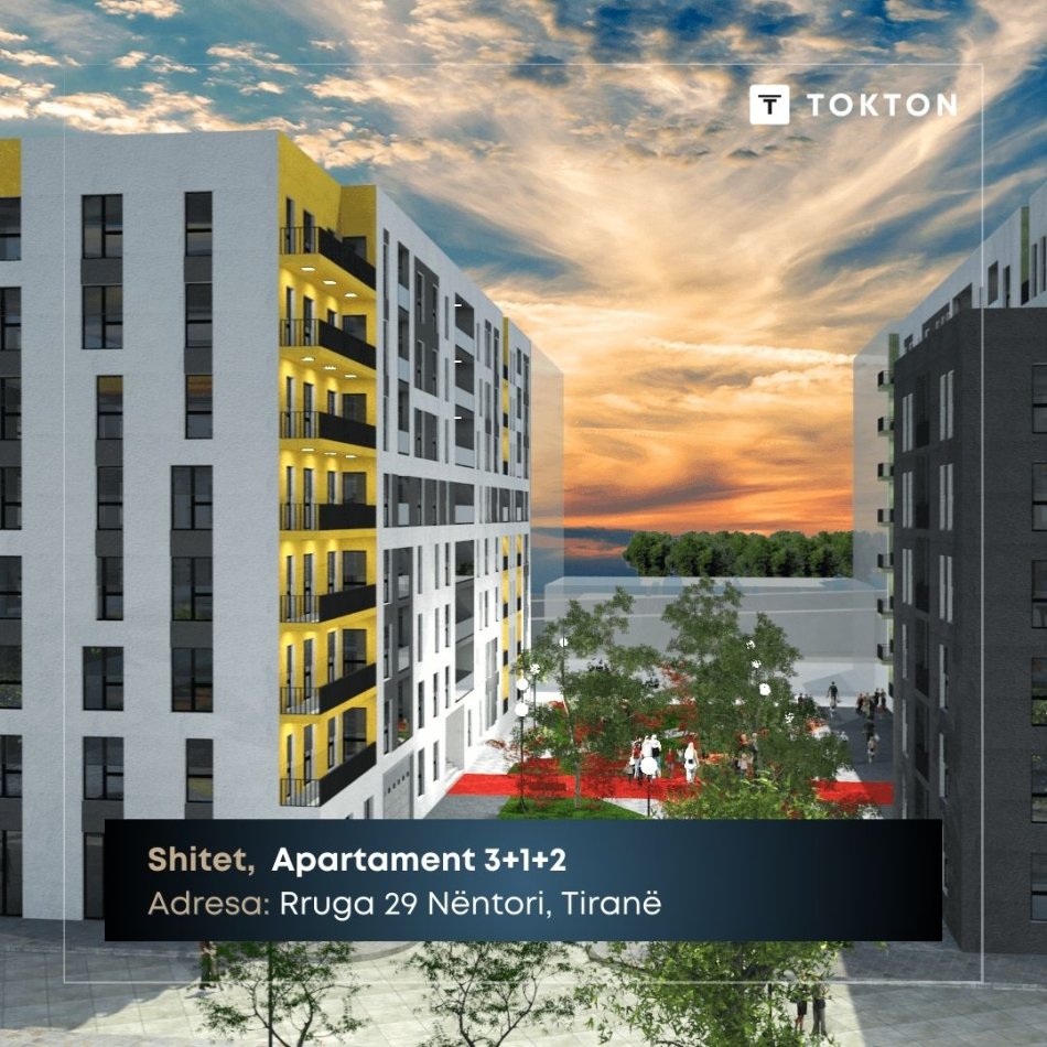 Tirane, shitet apartament 3+1 Kati 7, 116 m² 137.000 € (Rruga 29 Nëntori, Tiranë) TT 1274