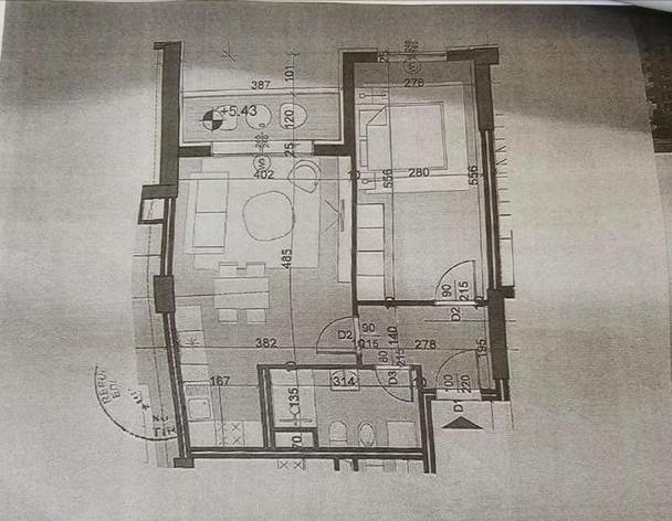 Tirane, shitet apartament 1+1 Kati 3, 71 m² 95.250 € (Porcelan)