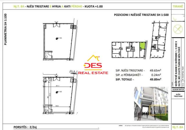 Tirane, shitet ambjent biznesi 49 m² 1.700 Euro/m2
