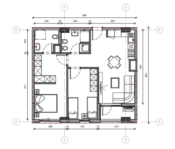 Tirane, shitet apartament 2+1+BLK Kati 2, 86 m² 104.000  (Ali Demi)