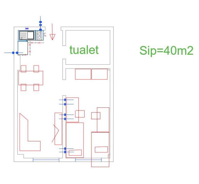Në Rezidencen Folè, jepet me qera apartament 1+1 41 m² 400 Euro (Rr 29 Nëntori, Laprakë)