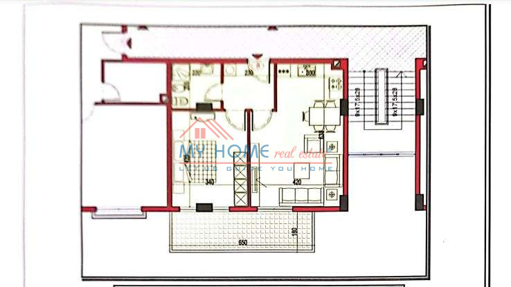 Tirane, shitet apartament 1+1+Ballkon Kati 4, 73 m² 139.000 € (Kodra e Diellit 1)