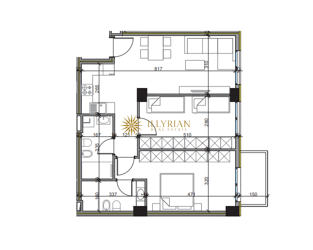 Tirane, shitet apartament 2+1+Ballkon Kati 3, 100 m² 100.000 € (rruga &quot;Mehmet Gjivori&quot; Paskuqan)