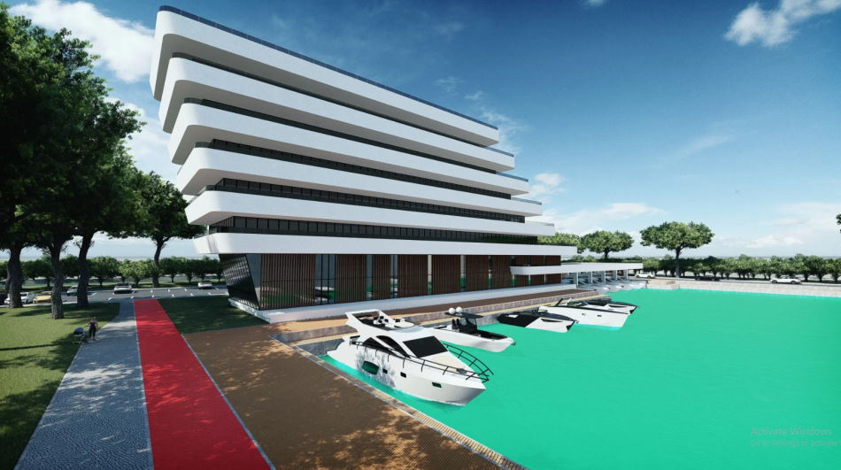 Apartament 1+1+verandë në shitje, Turquoise Marina
