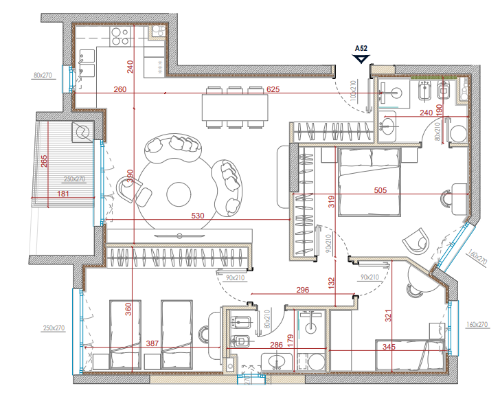 Apartament 3+1+2 në shitje, Park Avenue