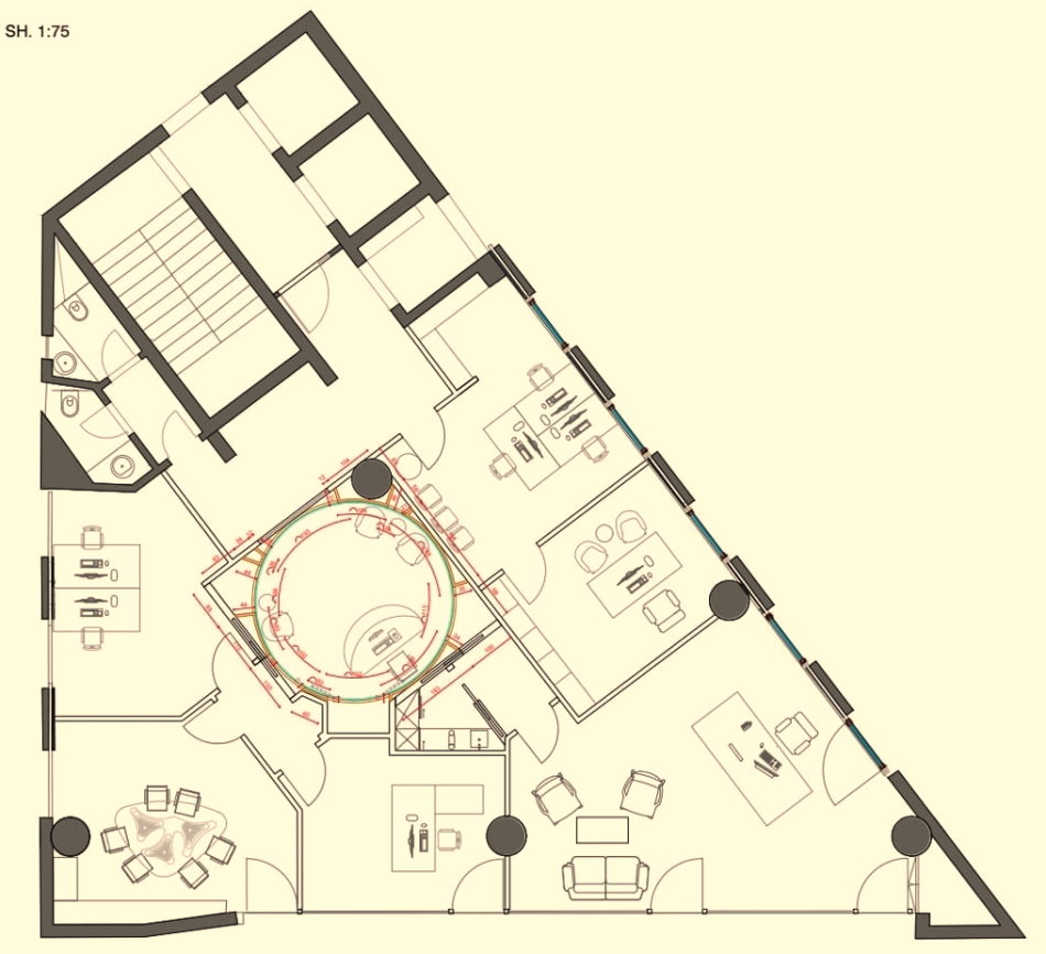 Tirane, shes ambjent biznesi Kati 6, 242 m² 899.000 € (Rruga e Kosovareve)