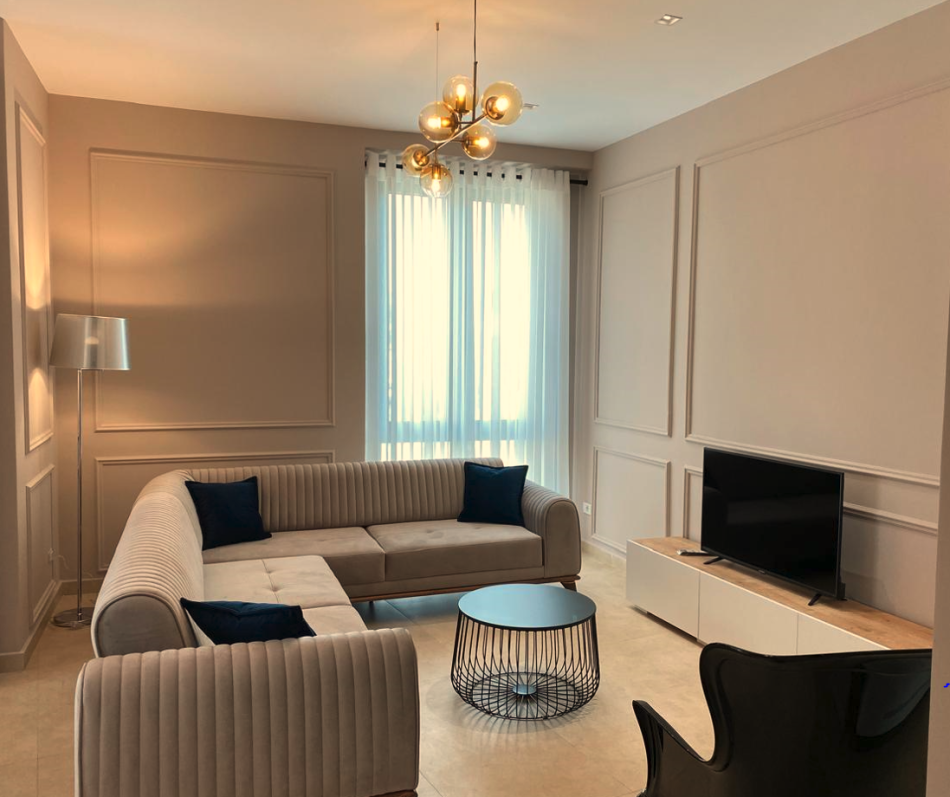 Tirane, jepet me qera apartament 2+1 Kati 5, 119 m² 1.500 € (Park Gate Residence)